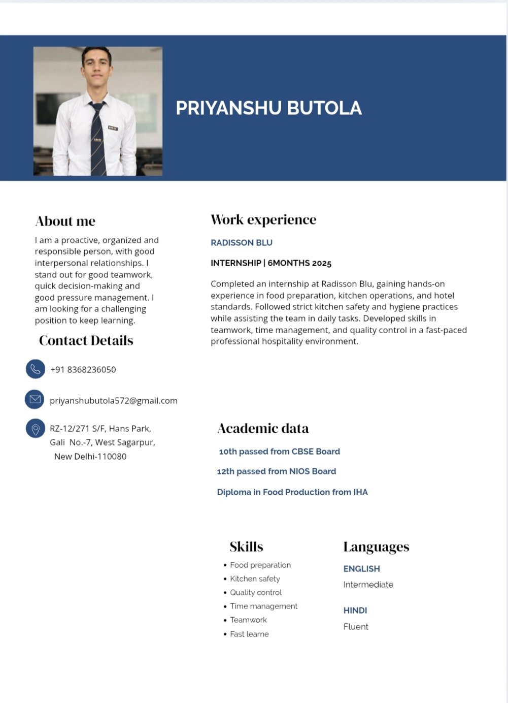 User Profile