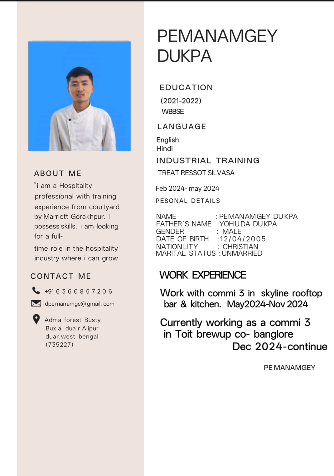 User Profile