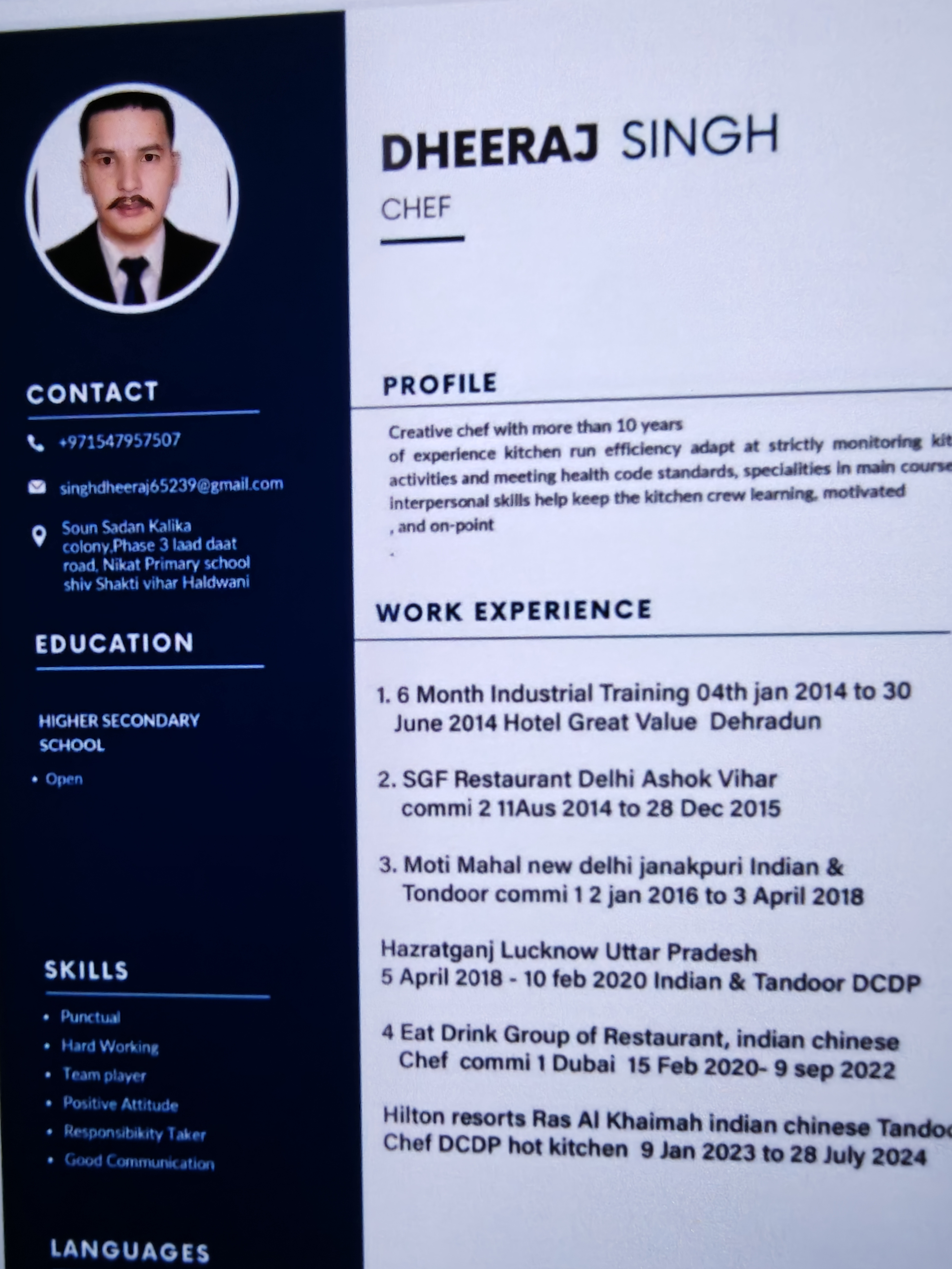 User Profile