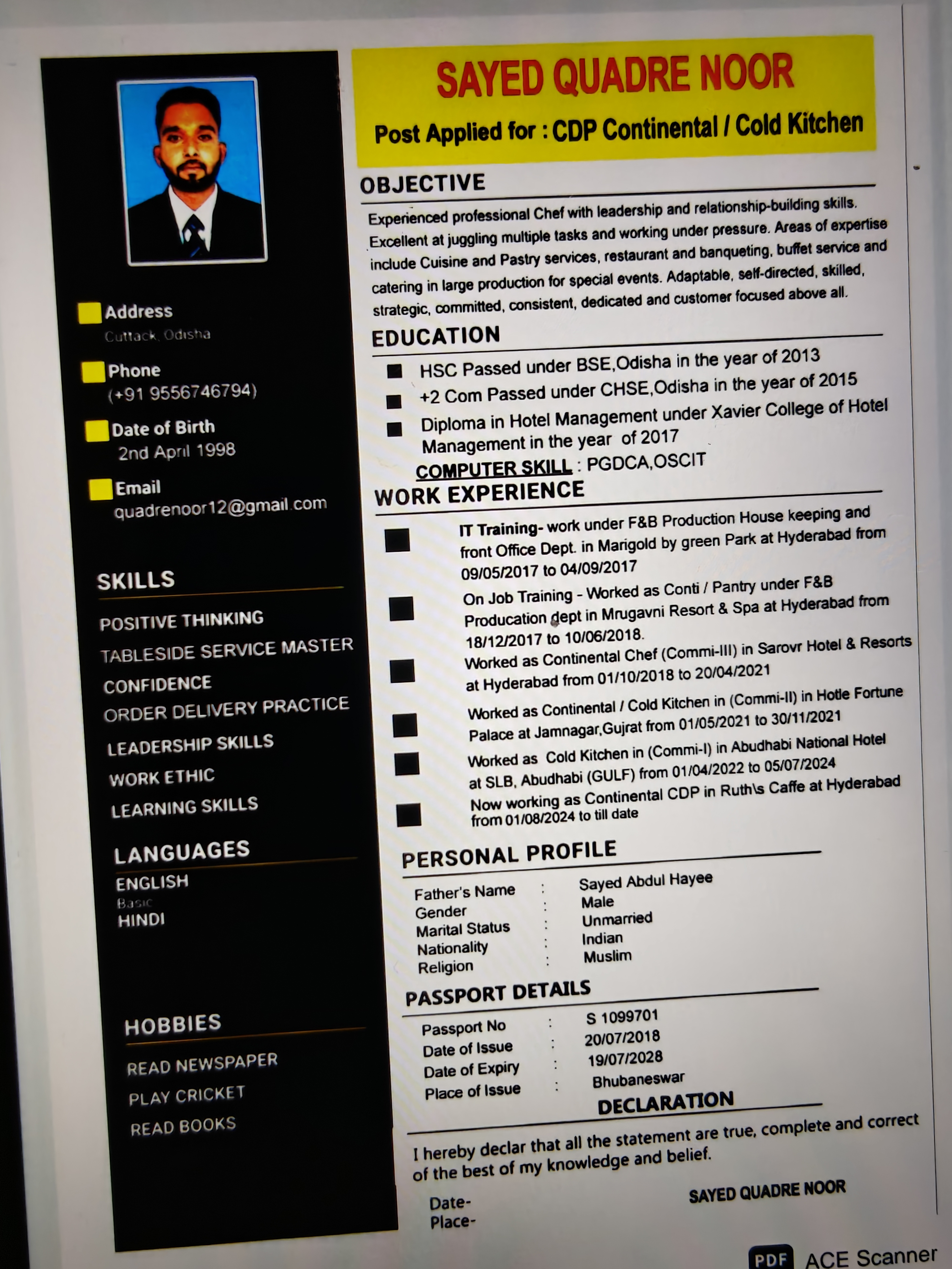 User Profile