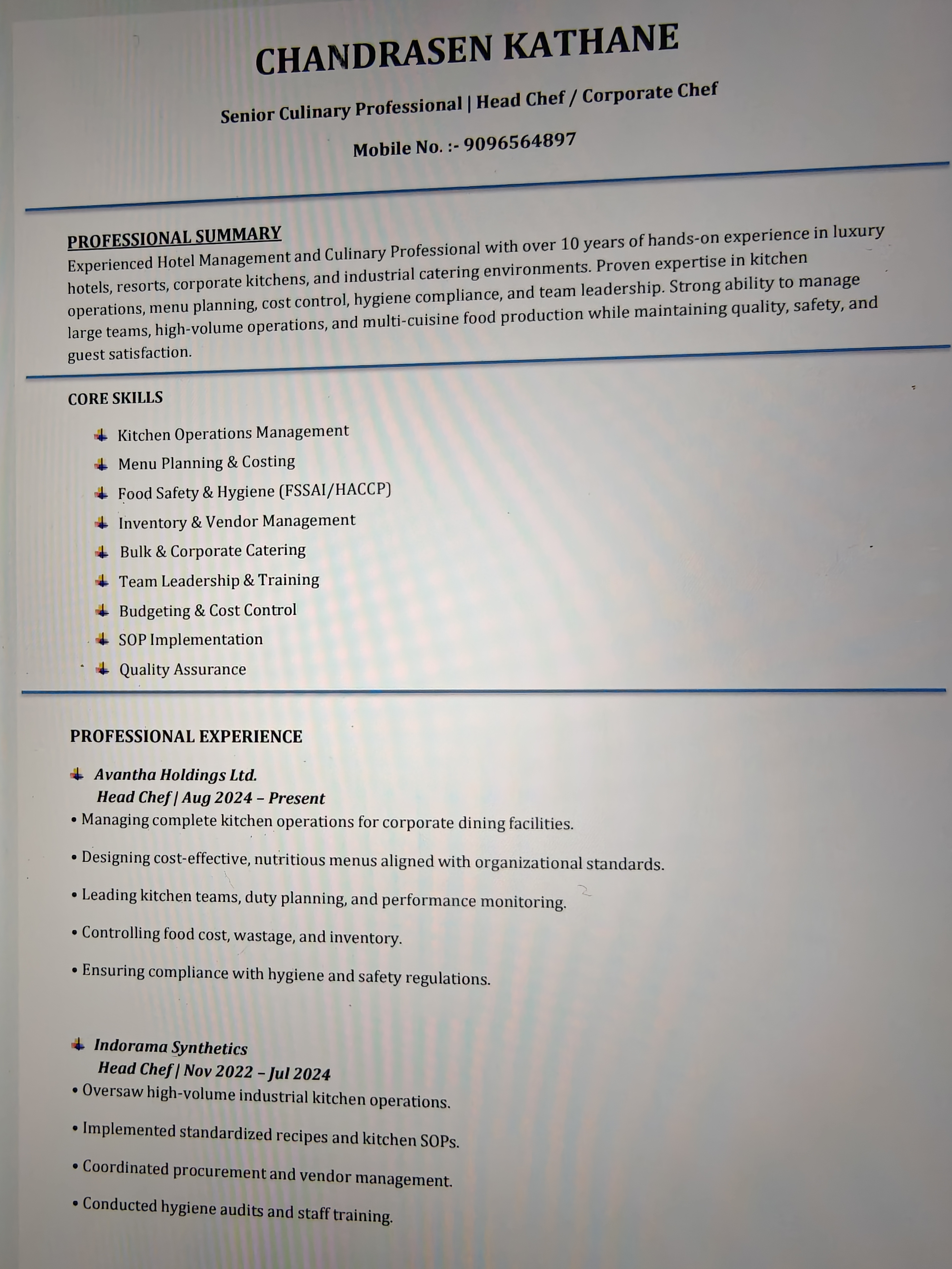 User Profile