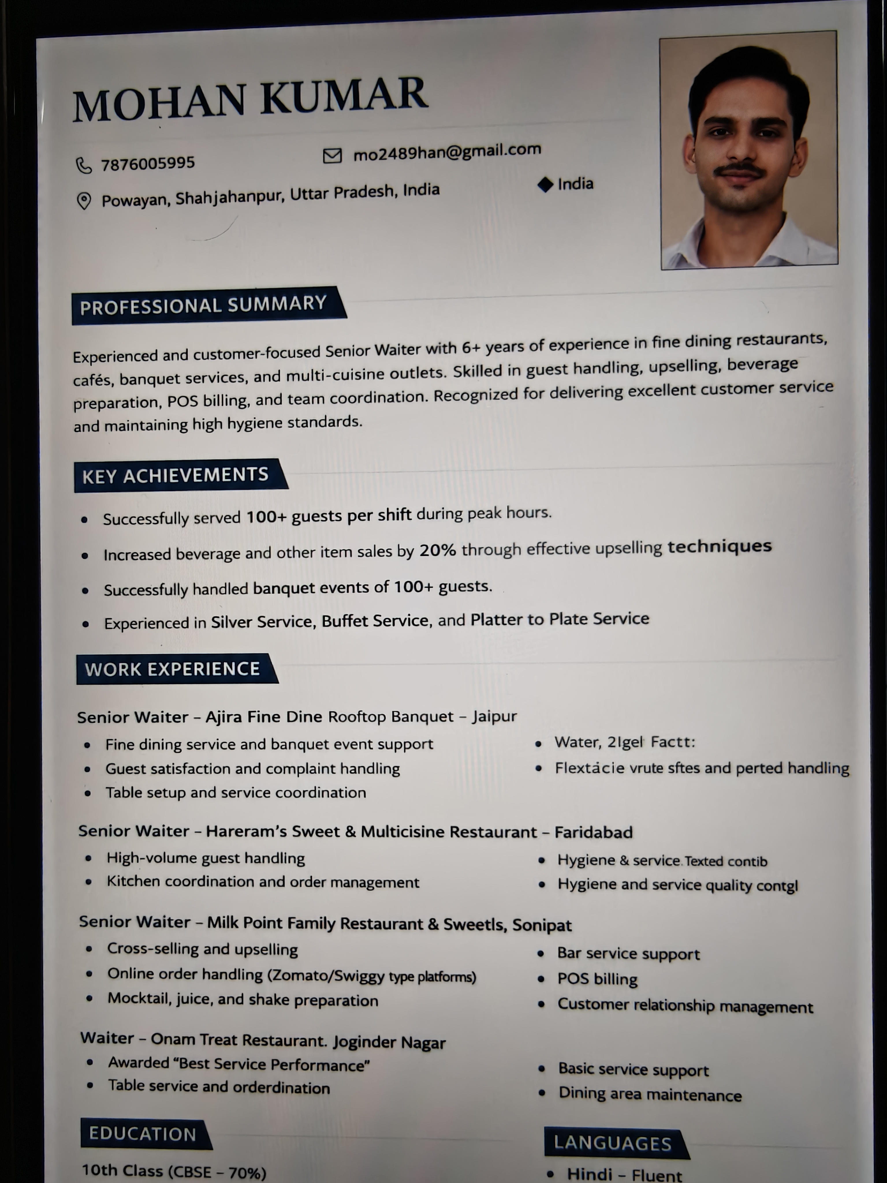 User Profile