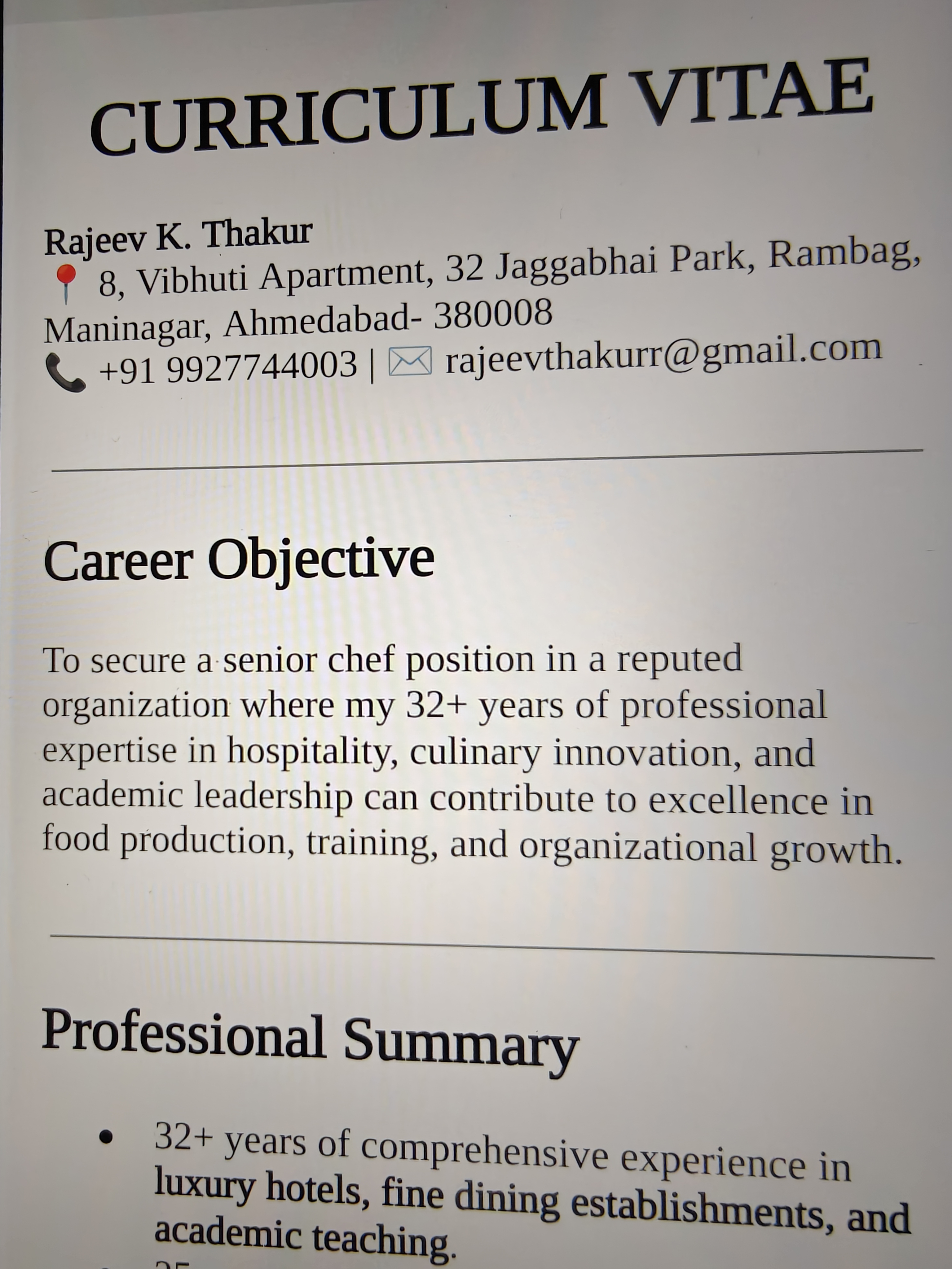 User Profile